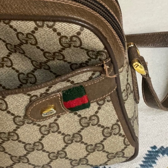 Gucci vintage GG Supreme Web Sherry Line Shoulder Bag - Picture 7 of 16